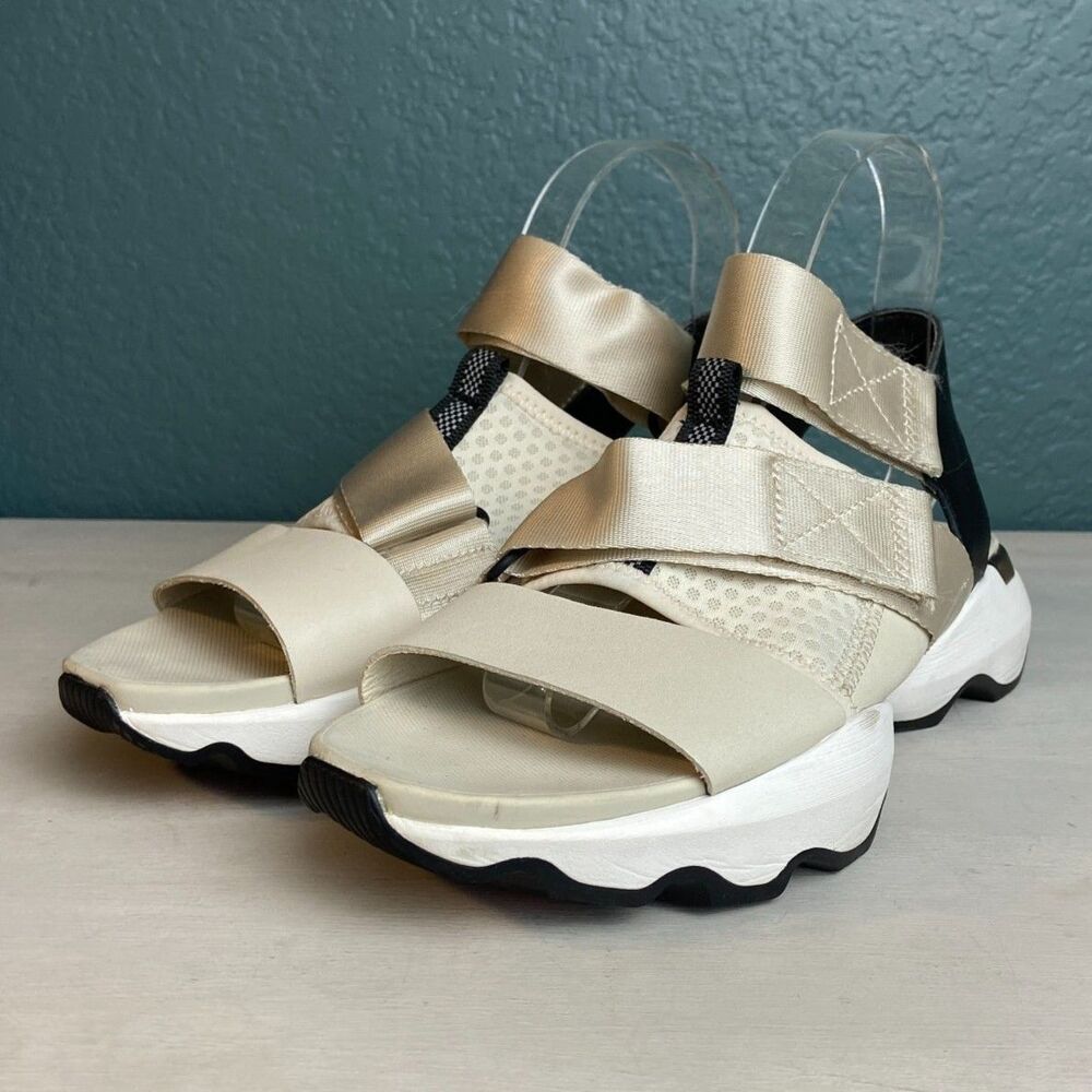 Beige Sport Sandal Women’s Platform Strap Sandals